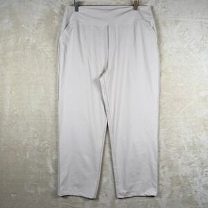 G4free Women's Beige Wide Leg Pants Size‎ 2XL Casual Lounge Athleisure Active